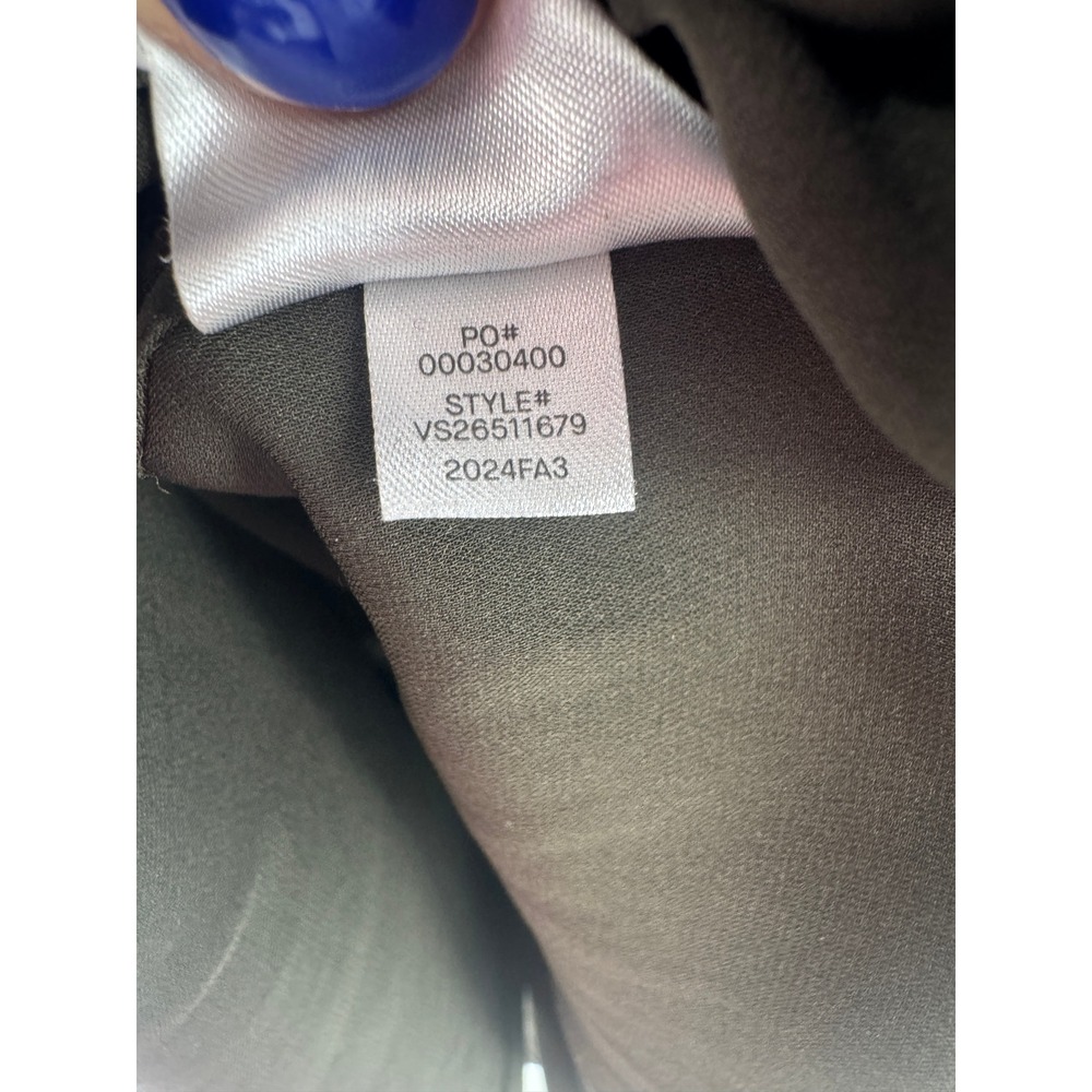 Vince Button Down Shirt Size XL Olive Green Silk Blend Top Long Sleeve - Picture 8 of 11
